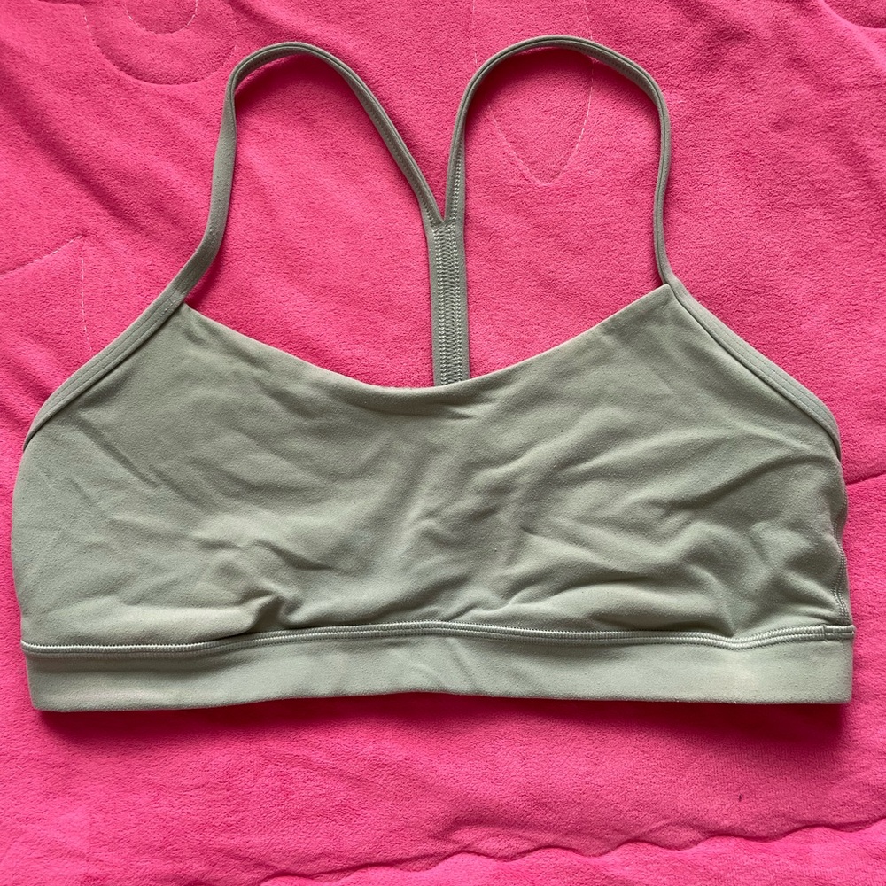 Lululemon Flow Y Bra Green Size 12